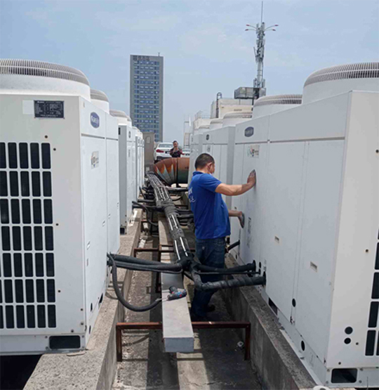 嘉鱼中央空调制热和不制冷系统维修方法